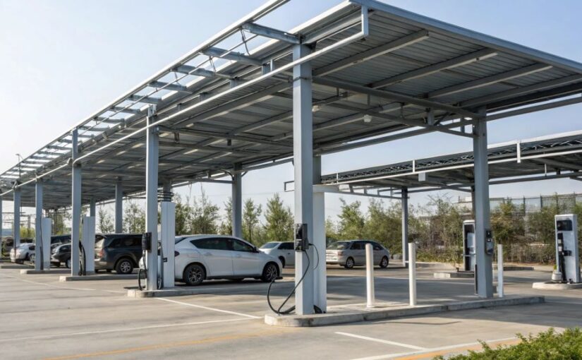 Designing Metal Parking Structures for Electric Vehicle Charging Stations: A Comprehensive Guide
